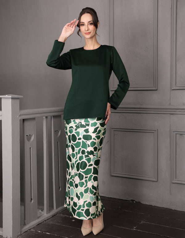 BAJU KURUNG KEDAH SAMARA (EMERALD GREEN)